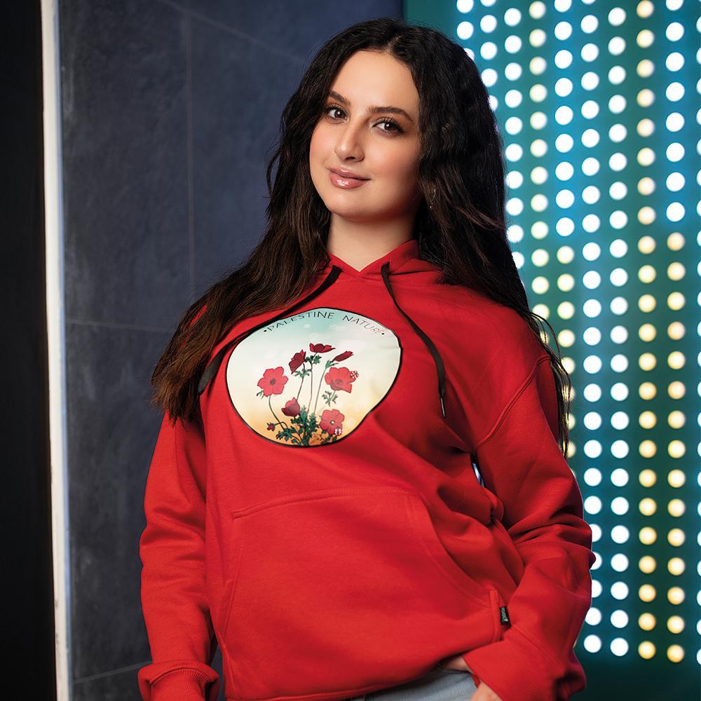 HOODIE - ANEMONE FLOWER