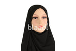 Black Georgette Fabric Hijab