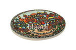 Ceramic Coaster Jerusalem Gifts Souvenirs