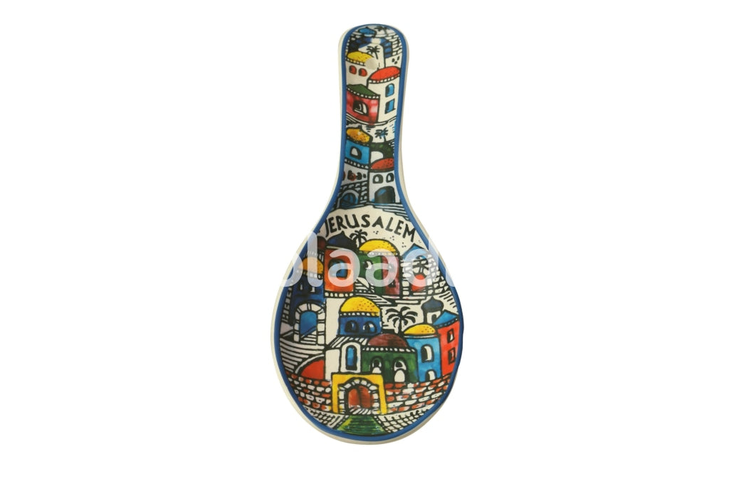 Ceramic Decorative Spoon Jerusalem Gifts Souvenirs