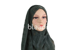 Dark Green Sparkly Lycra Hijab