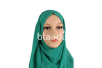 Green Georgette Fabric Hijab