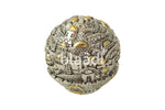 Jerusalem Old City Ball Globe Silver And Gold Color Souvenir Gifts Souvenirs