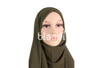 Juniper Green Georgette Fabric Hijab