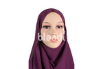 Mauve Purble Georgette Fabric Hijab