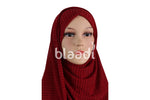 Red Sparkly Lycra Hijab