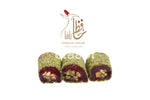 Strawberry With Nutella Chocloate And Crispy Halqoum Turkish Sweets
